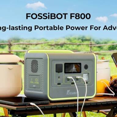 €279 with coupon for FOSSiBOT F800 Portable Power Station from EU warehouse GEEKBUYING