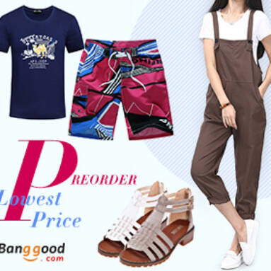Pre-Order for Fashion Stuff with the Lowest Price from BANGGOOD TECHNOLOGY CO., LIMITED