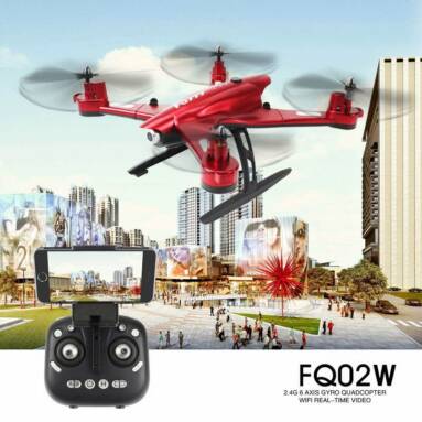 Only $59.99 For FQ777 FQ02W 0.5MP Camera Drone with code EJ7981 from RCMOMENT