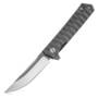 FURA Water Ripples Folding Knife with Frame Lock  -  GRAY