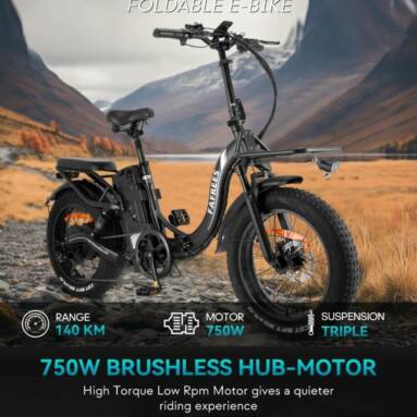 €1559 with coupon for FAFREES F20 X-Max Folding Electric Bike from EU warehouse TOMTOP