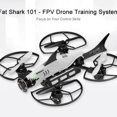 $129 with coupon for Fat Shark 101 FPV Drone Training System Quadcopter Goggle Radio Simulator from GearBest