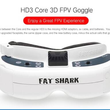 €309 with coupon for Fatshark Dominator HD3 Core 3D FPV Goggles from GearBest