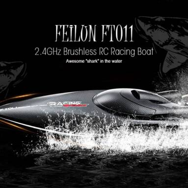 $87 with coupon for FeiLun FT011 2.4GHz Brushless RC Racing Boat from GearBest