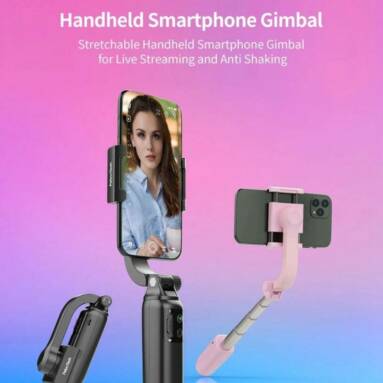 $44 with coupon for FeiyuTech Vimble One Single Axis 18cm Extendable Foldable Smartphone Gimbal Stabilizer from GEEKBUYING