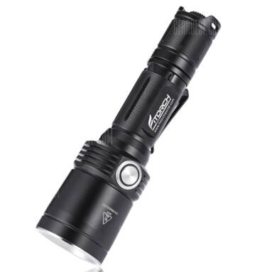 $38 with coupon for FiTorch MR35 LED Flashlight Rechargeable Torch  –  BLACK from GearBest