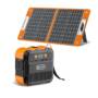 FlashFish A101 120W 96Wh 26400mAh Portable Power Station with 1Pc 18V 60W Foldable Solar Panel