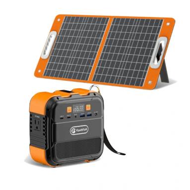 €141 with coupon for FlashFish A101 120W 96Wh 26400mAh Portable Power Station with 1Pc 18V 60W Foldable Solar Panel from EU CZ warehouse BANGGOOD