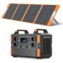 FlashFish F132 1000W Portable Power Station With 100W Foldable Solar Panel
