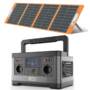 FlashFish P63 500W Portable Power Station With 100W Foldable Solar Panel