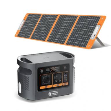€421 with coupon for FlashFish QE01D UPS 600W 448Wh Portable Power Station LiFePO4 Lithium Battery Pack with 1Pc TSP 18V 100W Foldable Solar Panel from EU CZ warehouse BANGGOOD