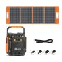 Flashfish A201 172WH 200W 220V Power Station + TSP 18V 100W Foldable Solar Panel Emergency Energy Kit With DC/USB Output