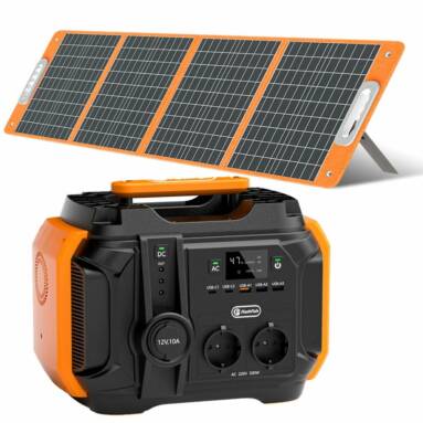 €580 with coupon for Flashfish A501 540Wh 500W Portable Power Station + TSP 18V 100W Foldable Solar Panel Emergency Energy Kit from EU warehouse GEEKBUYING