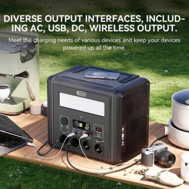 Giá 649€ với mã giảm giá cho Trạm năng lượng di động Flashfish T2000 2000W từ kho hàng EU của GEEKBUYING