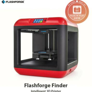 $379 with coupon for Flashforge 3D Printer Finder with Auto Leveling Removable Platform – LAVA RED US PLUG from GearBest