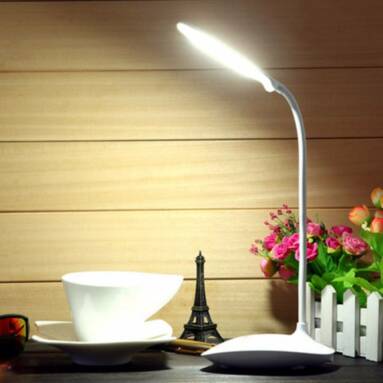 €6 with coupon for Flexible Rechargeable Dimmable USB LED Night Light Bedside Desktop Reading Table Lamp from BANGGOOD