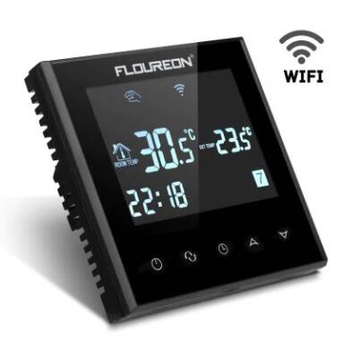 $29 with coupon for Floureon Smart Wi-Fi Programmable Digital Touch Screen Thermostat HY03WE-4-Wifi from GearBest