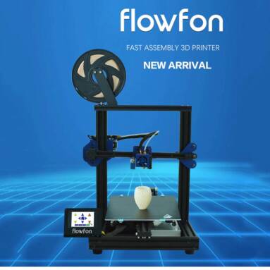 $239 with coupon for Flowfon P20 Fast Assembly 3D Printer with 3.5 inch Screen – Ash Gray EU Plug from GEARBEST