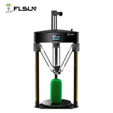 €204 with coupon for Flsun Q5 3D Printer Delta Auto-Level Resume 32bits board Kossel TMC 2208 Facesheild Prusa – EU Warehouse  from GEEKBUYING
