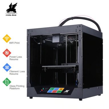 €275 with coupon for Flyingbear® Ghost 5 FDM Metal 3D Printer 255*210*210mm Printing Size with 4.3 inch Color Touch Screen Support WIFI Connect/Filament Runout Sensor/Power Resume Function/Fast Assembly from EU CZ warehouse BANGGOOD