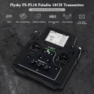 €227 with coupon for Flysky FS-PL18 Paladin 2.4G 18CH Radio Transmitter from BANGGOOD