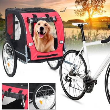 €76 with coupon for Foldable Multifuctions Bicycle Trailer 2-Wheel Carrier Large Capacity Luggage Baby Stroller Pet Storage Cart Cargo Outdoor Wheelbarrow Max Load 88 lbs from EU CZ warehouse BANGGOOD