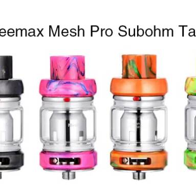 $27 with coupon for Freemax Mesh Pro Subohm Tank – HOT PINK from GearBest