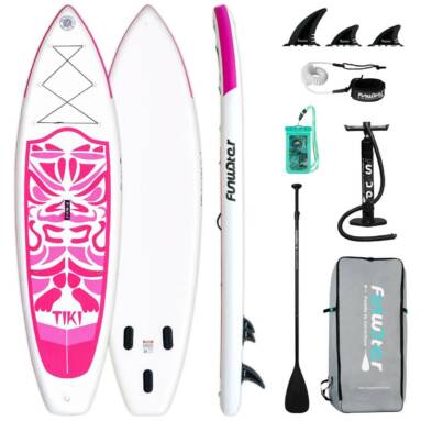 €178 with coupon for FunWater Inflatable Ultra-Light (17.6lbs) Stand Up Surfboard SUPFW02B from EU warehouse BANGGOOD