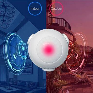 $29 with coupon for GC00AM NAS – PD01Z Z-Wave PIR Motion Sensor – WHITE EU VERSION from GearBest