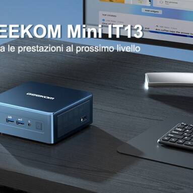€584 with coupon for GEEKOM IT 13 Mini PC, Intel i7-13700H 32GB DDR4 RAM 1TB SSD from EU warehouse GEEKBUYING