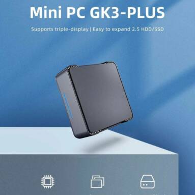 €120 with coupon for GK3 Plus N100 Mini PC 12th Gen Intel Alder Lake N100 up to 3.4GHz, 8GB RAM 256GB ROM from GEEKBUYING