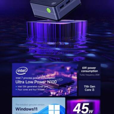 €200 with coupon for GMKTEC NucBox G2 Mini PC Intel Alder Lake N100 MAX 12GB LPDDR5 RAM 512GB SSD from BANGGOOD