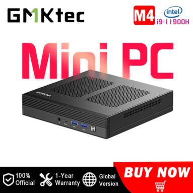 €444 with coupon for GMKtec M4 Mini PC Intel Core i9-11900H Mini PC 16GB/512GB from BANGGOOD