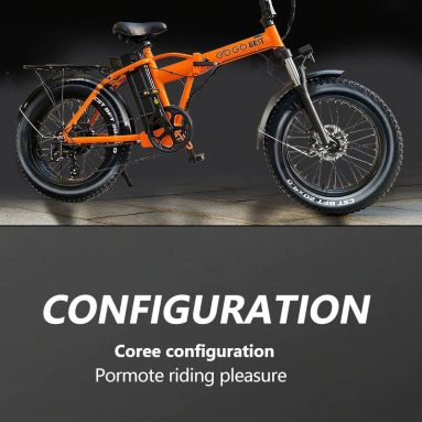 €1175 with coupon for GOGOBEST GF300 1000W 20 Inch E-Bike 48V 12.5Ah 25km/h 100km from EU warehouse BUYBESTGEAR