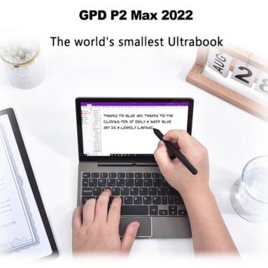 €694 with coupon for GPD P2 Max Portable Laptop Ultrabook Mini PC 8.9 Inch 2560×1600 Touchscreen Intel Pentium N6000 16GB RAM 1TB SSD Windows 10 Home 9200mAh Battery QWERTY Keyboard from GEEKBUYING