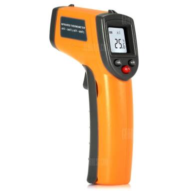 $9 with coupon for GS320 Non-contact Digital IR Infrared Thermometer  –  YELLOW from GearBest