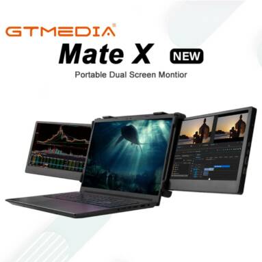 €179 with coupon for GTMEDIA MATE X Portable Dual Screen Monitor Laptop Screen Extender from EU warehouse GEEKBUYING