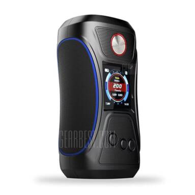$65 flashsale for GTRS VBOY 200W TC Box Mod with SX500 YiHi Chip  –  BLUE from GearBest