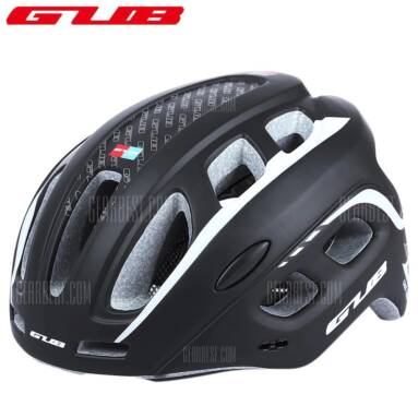 $25 with coupon for GUB XX6 Adult 55 – 61CM 19 Hole Air Vent Helmet with Visor  –  BLACK from GearBest