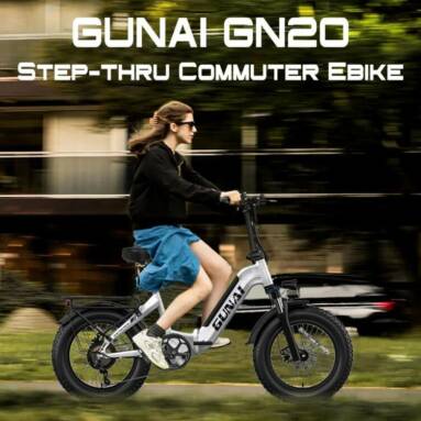€1213 with coupon for GUNAI GN20 Electric Bike from EU warehouse BANGGOOD
