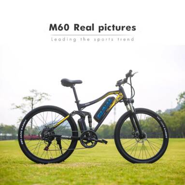 €1122 with coupon for GUNAI M60 500W 48V 15Ah 27*1.95 Inch Electric Bicycle 40km/h Max Speed 80km Mileage 150kg Max Load Electric Bike from EU CZ warehouse BANGGOOD