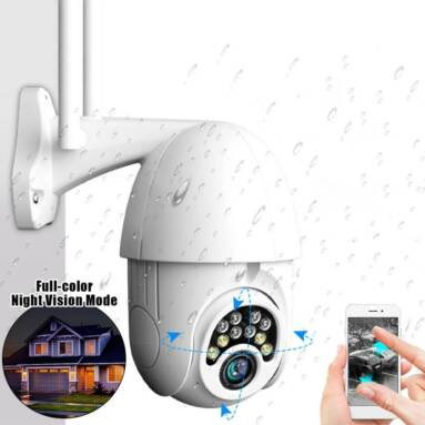 €14 with coupon for GUUDGO 10LED 5X Zoom HD 2MP IP Security Camera WiFi Wireless 1080P Outdoor PTZ Waterproof Night Vision ONVIF from EU CZ warehouse BANGGOOD