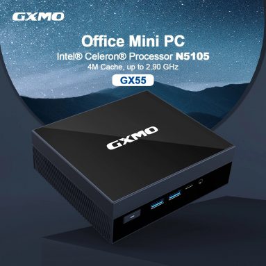 €193 with coupon for GXMO GX55 Intel 11th Jasper Laker N5105 Mini PC 8GB DDR4-2933 RAM 128GB NVMe SSD Quad Core 2.0GHz to 2.9GHz WiFi5 BT4.2 1000M LAN HDMI Type-C Trible Screen 4K HD 60 FPS Windows10 Mini Computer from BANGGOOD