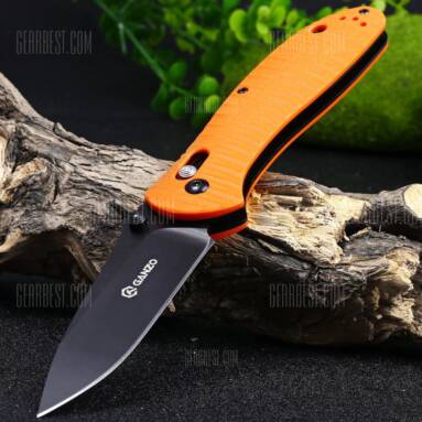 $17 with coupon for Ganzo G7393P-OR Axis Lock Pocket Knife  –  ORANGE from GearBest
