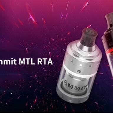 $24 with coupon for Geekvape Ammit MTL RTA – GUNMETAL from GearBest