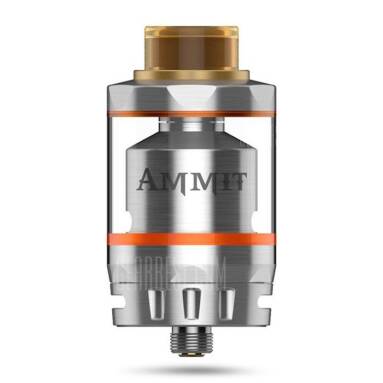 $24 with coupon for Geekvape Ammit RTA Dual Coil Version with 3ml  –  SILVER from Gearbest