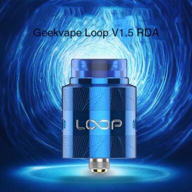 $19 with coupon for Geekvape Loop V1.5 RDA – GUNMETAL from GearBest