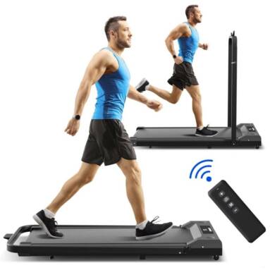 €181 with coupon for Geemax 2-in-1 Folding Treadmill Electric Compact Treadmill Motorize Treadmill Desk Treadmill Walking Jogging Machine for Home Office Exercise from EU warehouse BANGGOOD