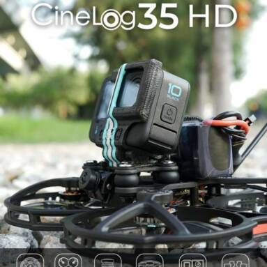 €314 with coupon for Geprc Cinelog35 FPV Racing Drone – – 4S TBS Crossfire Nano RX from BANGGOOD