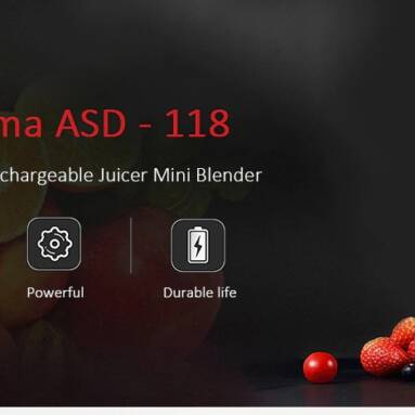 $26 with coupon for Gocomma ASD – 118 Portable Electric Juicer Mini Blender from GEARBEST